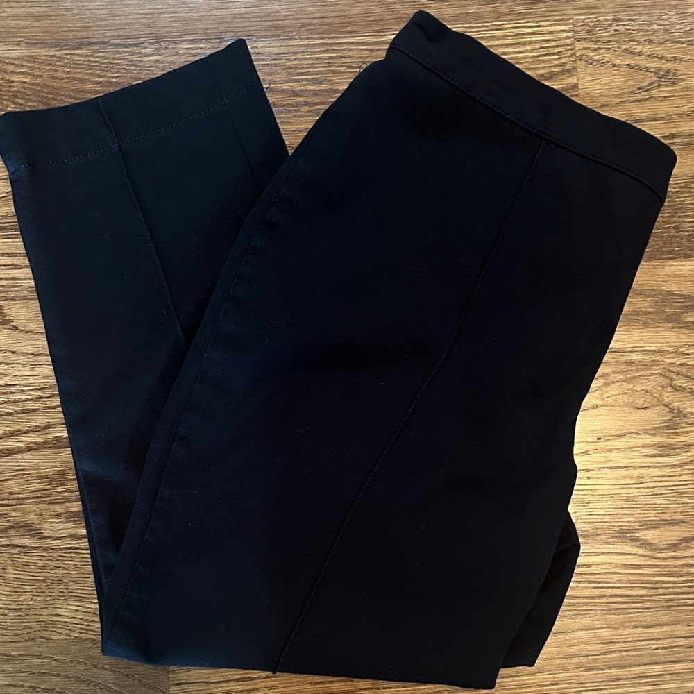 Isaac Mizrahi Live! Black Elastic Waist Trousers